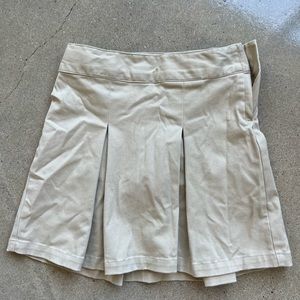 Cat & Jack Khaki girls pleated skort size 7.